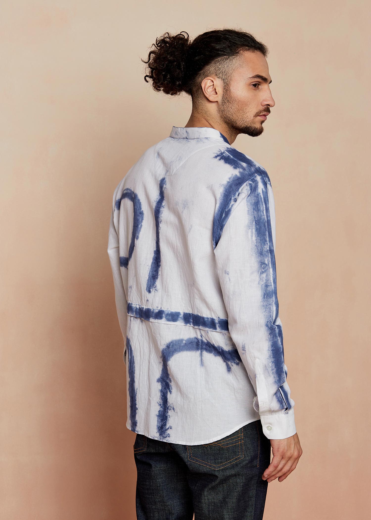 Abstract Tie-dye Shirt